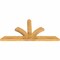 Ekena Millwork Richland Rough Sawn Timber Gable Bracket, Western Red Cedar, 84"W x 42"H x 4"D x 6"F, 12/12 Pitch GBW084X42X0406RIC00RWR - alternate 2